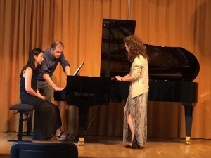 Sarah Forestieri and Seoyon MacDonald in Master with Julius Drake, pianist