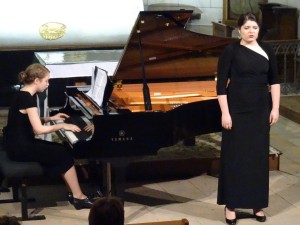Stephanie McKay-Turgeon, soprano, and Rosane Lajoie, piano, in performance at . . .